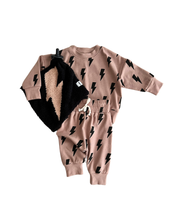 Load image into Gallery viewer, Lightning Bolt Plush Lovey | Mocha