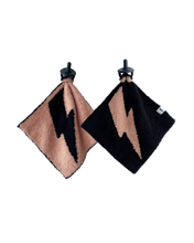 Load image into Gallery viewer, Lightning Bolt Plush Lovey | Mocha