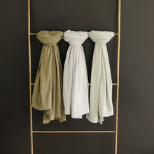 Load image into Gallery viewer, Sage Bamboo Stretch Swaddle