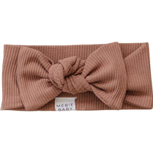 Load image into Gallery viewer, Dusty Rose Organic Cotton Ribbed Head Wrap