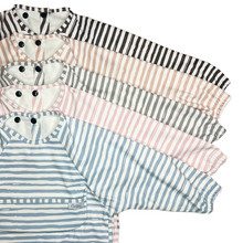 Load image into Gallery viewer, The Grayson Long Sleeve Bib - Brush Stripes