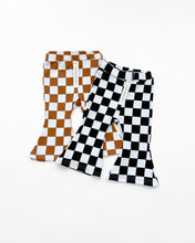 Load image into Gallery viewer, Checkered Flare Pants | Copper
