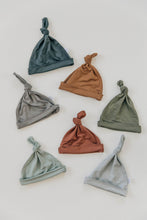 Load image into Gallery viewer, Charcoal Bamboo Newborn Knot Hat