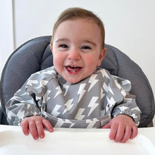 Load image into Gallery viewer, The Grayson Long Sleeve Bib - Lightning Bolts