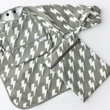 Load image into Gallery viewer, The Grayson Long Sleeve Bib - Lightning Bolts