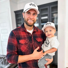 Load image into Gallery viewer, FINISH LINE WHITE ADVENTURE SNAPBACK // WATER-RESISTANT