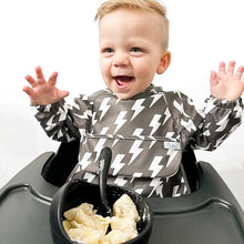 Load image into Gallery viewer, The Grayson Long Sleeve Bib - Lightning Bolts