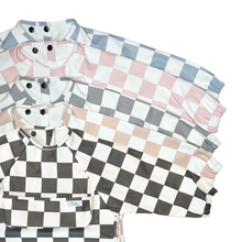 Load image into Gallery viewer, The Grayson Long Sleeve Bib - Checkered
