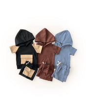 Load image into Gallery viewer, Cargo Shorts Set | Blue