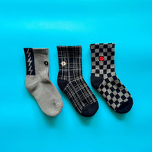Load image into Gallery viewer, 3-PACK "CHECK THE VOLTS" SOCKS