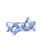 Load image into Gallery viewer, Checkered Headband | Blue