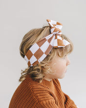 Load image into Gallery viewer, Checkered Headband | Copper