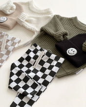 Load image into Gallery viewer, Checkered Leggings | Black