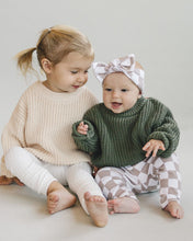 Load image into Gallery viewer, Checkered Leggings | Latte