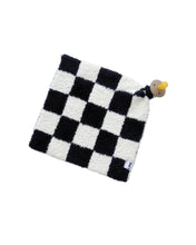 Load image into Gallery viewer, Checkered Plush Lovey | Black