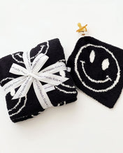 Load image into Gallery viewer, Smiley Plush Lovey | Black