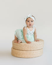 Load image into Gallery viewer, Tutu Romper | Checkered Mint