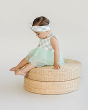 Load image into Gallery viewer, Tutu Romper | Checkered Mint