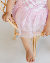 Load image into Gallery viewer, Tutu Romper | Checkered Pink
