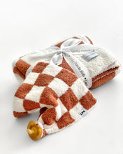 Load image into Gallery viewer, Checkered Plush Lovey | Copper
