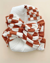 Load image into Gallery viewer, Checkered Plush Lovey | Copper
