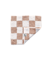 Load image into Gallery viewer, Checkered Plush Lovey | Latte
