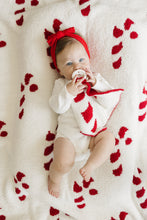 Load image into Gallery viewer, Fuzzy Blanket | Candy Cane
