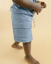Load image into Gallery viewer, Cargo Shorts Set | Blue
