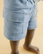 Load image into Gallery viewer, Cargo Shorts Set | Blue
