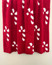 Load image into Gallery viewer, Fuzzy Blanket | Candy Cane
