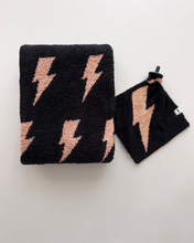 Load image into Gallery viewer, Lightning Bolt Plush Lovey | Mocha
