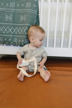 Load image into Gallery viewer, Stone Bamboo Stretch Crib Sheet
