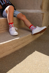 Red Checkered