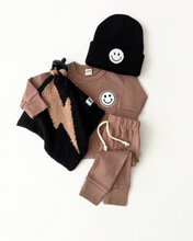 Load image into Gallery viewer, Lightning Bolt Plush Lovey | Mocha

