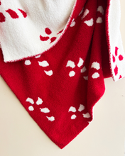 Load image into Gallery viewer, Fuzzy Blanket | Candy Cane
