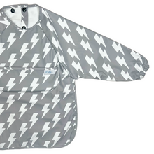 Load image into Gallery viewer, The Grayson Long Sleeve Bib - Lightning Bolts
