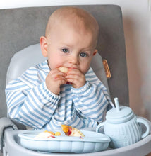 Load image into Gallery viewer, The Grayson Long Sleeve Bib - Brush Stripes
