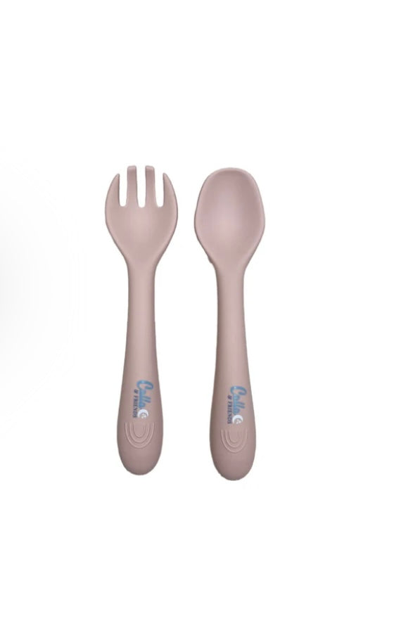 Calla and Friends
My First Silicone Utensils - Petal Pink