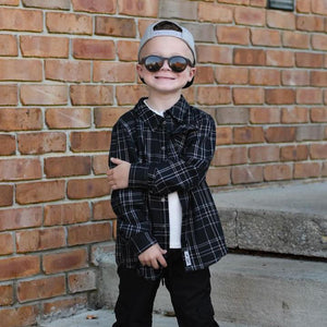 KIDS FLIP SIDE FLANNEL