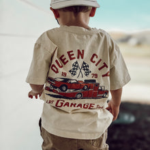 Load image into Gallery viewer, QUEEN CITY GARAGE TEE - VINTAGE CREAM
