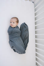 Load image into Gallery viewer, Charcoal Bamboo Stretch Swaddle
