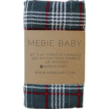 Load image into Gallery viewer, Green Plaid Stretch Swaddle
