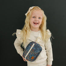 Load image into Gallery viewer, Navy Floral Mini Fanny Pack
