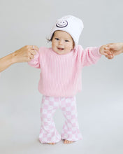Load image into Gallery viewer, Checkered Flare Pants | Pink
