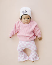 Load image into Gallery viewer, Checkered Flare Pants | Pink
