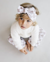 Load image into Gallery viewer, Checkered Headband | Latte
