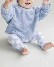 Load image into Gallery viewer, Checkered Leggings | Blue

