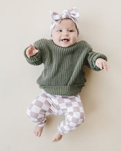 Load image into Gallery viewer, Checkered Leggings | Latte
