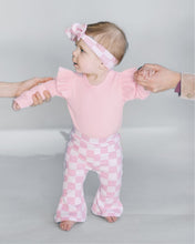 Load image into Gallery viewer, Flutter Sleeve Baby Bodysuit | Pink
