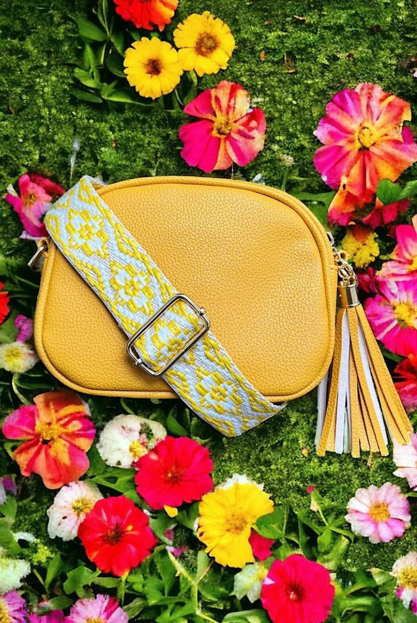 Girls Yellow Crossbody